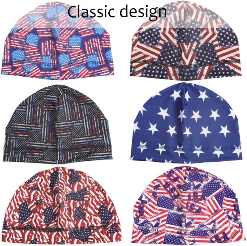 Supeniu Skull Caps Beanie Hats Under Helmet Liner Cycling Cooling Running Sweat Wicking Skullcap Cap Fits Motorcycle Helmets for Men - Image 3